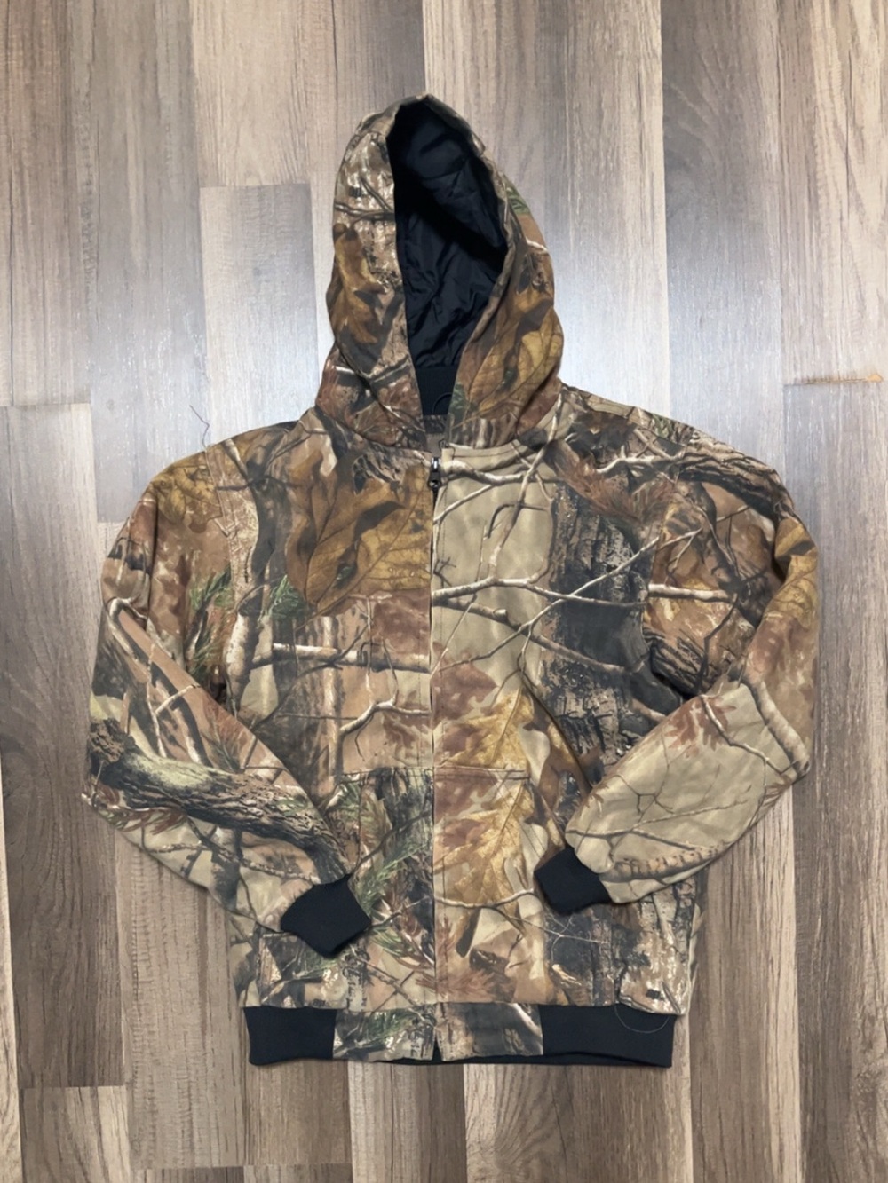 GAME WINNER Kids Medium Insulated Camo Hunting Jacket Coat RealTree